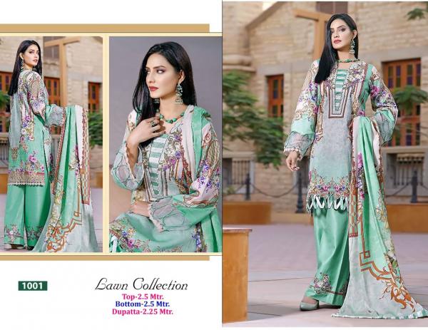 Apna Zara Shahjahan 1 Karachi Cotton Designer Dress Material Collection 